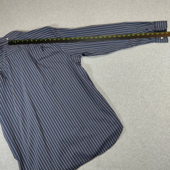 Victorinox Shirt Men Large Tailored Fit Flip Cuff Vented Performance Button Down - Picture 9 of 9